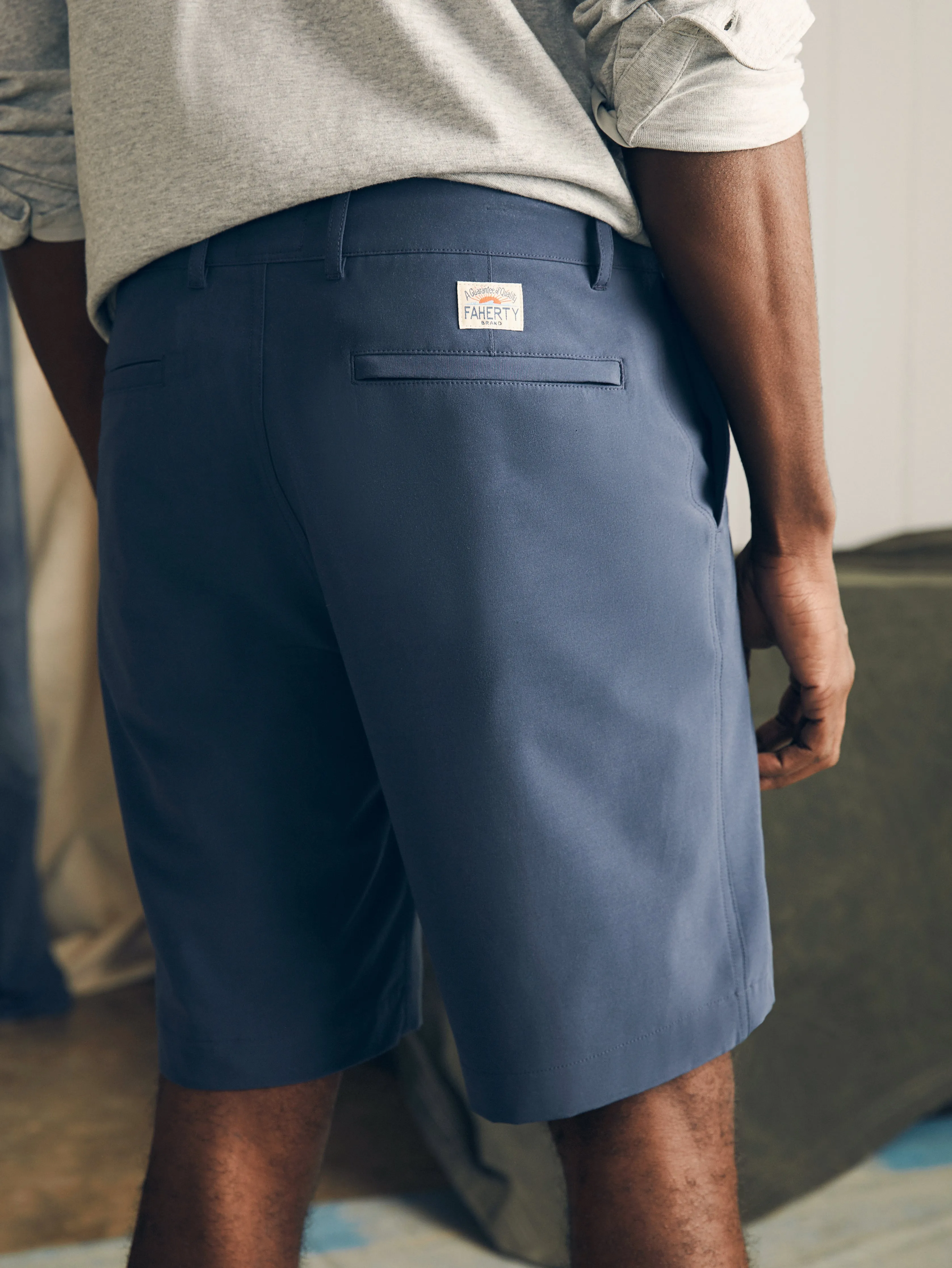 All Day™ Short 1.0 (9") - Dark Blue Nights sold by Faherty product image thumbnail 3