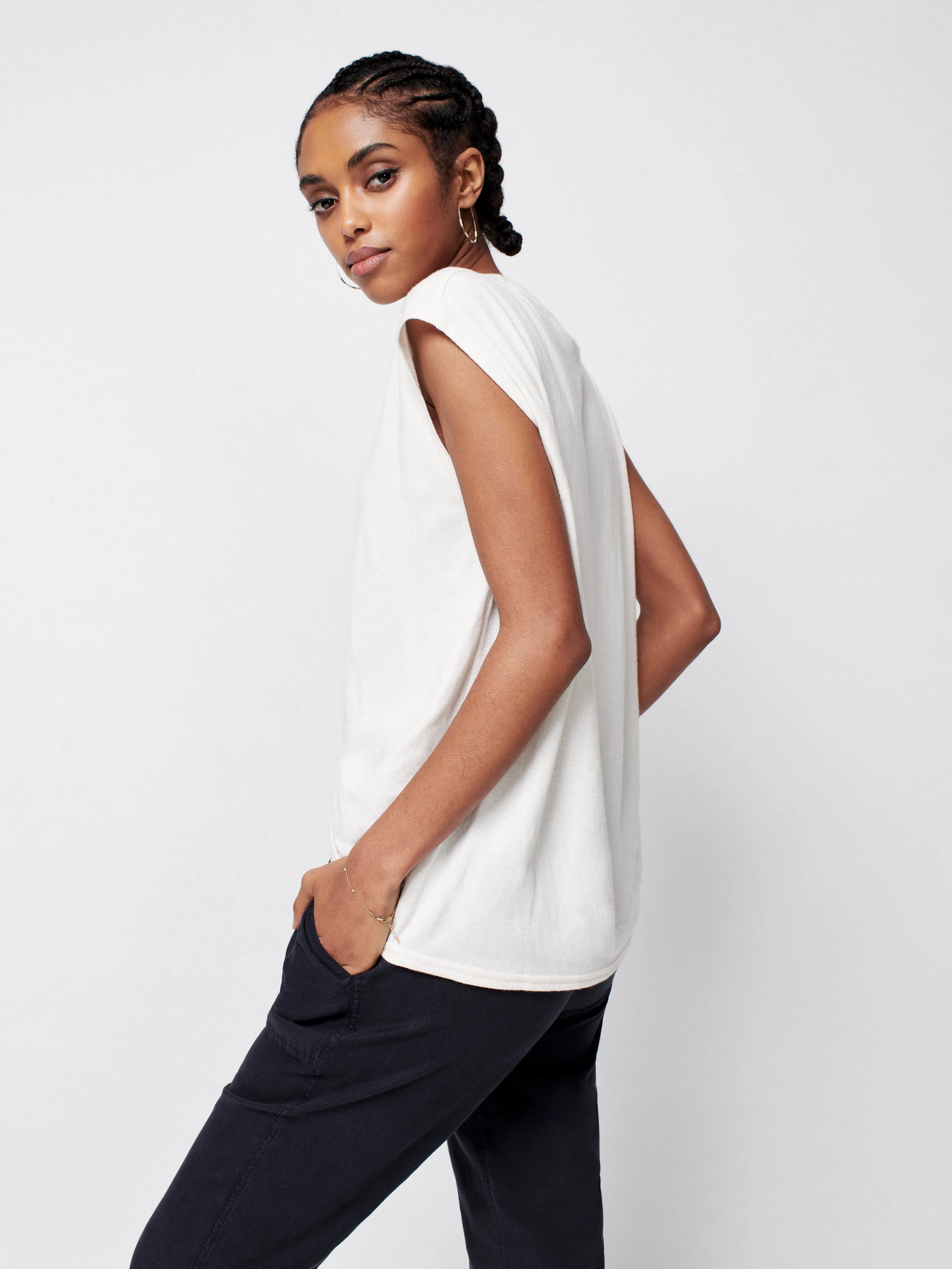 Cloud™ Muscle Tee - Whisper White sold by Faherty product image thumbnail 2