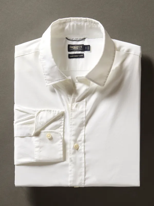 Movement™ Shirt Classic Fit - Cloud White sold by Faherty