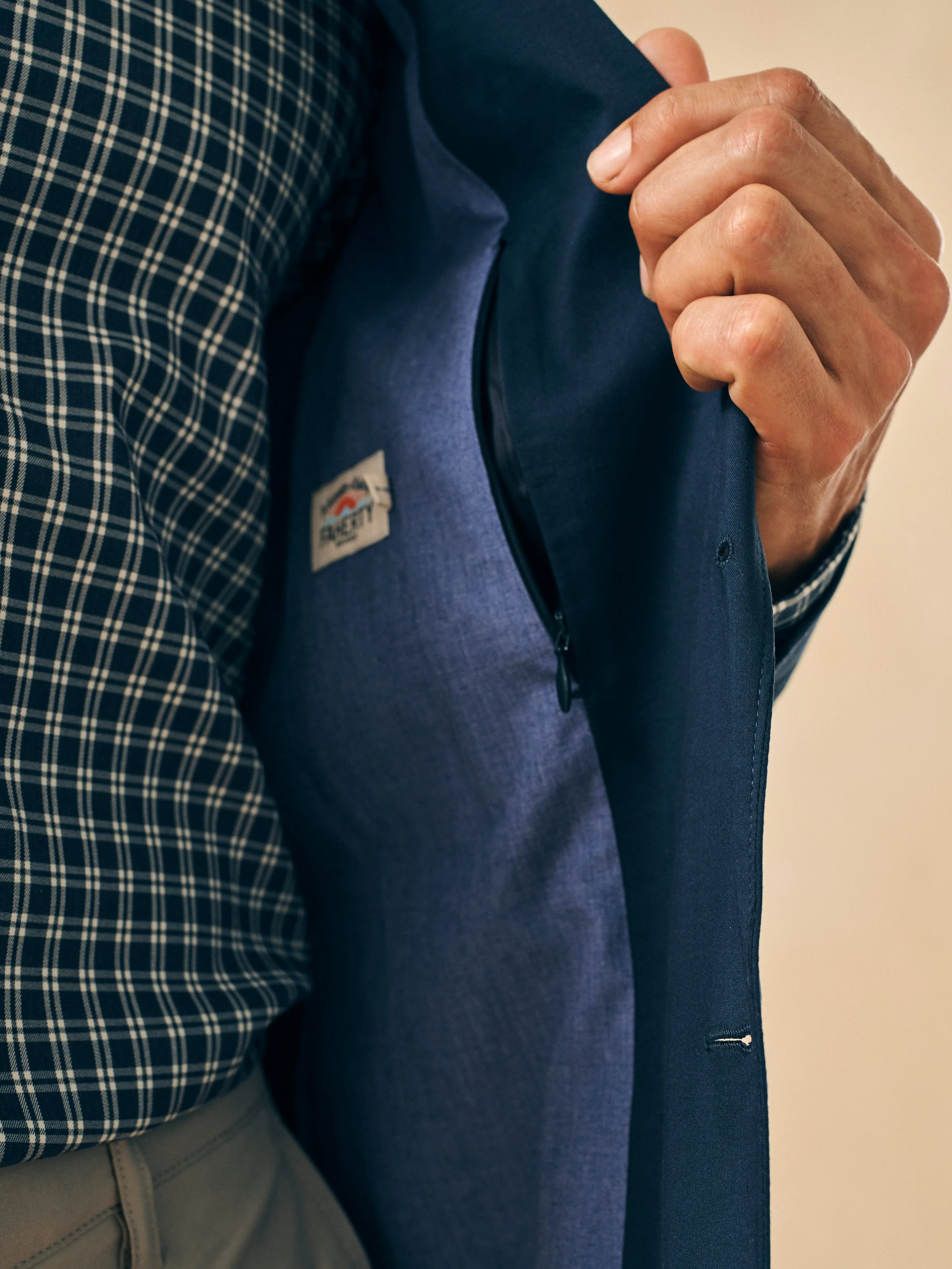 Movement™ Blazer - Navy sold by Faherty product image thumbnail 2