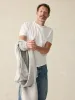 Sunwashed Tee - White sold by Faherty