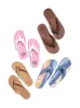 Faherty X REEF Women's OG Stripe Flip Flop - Fuchsia sold by Faherty