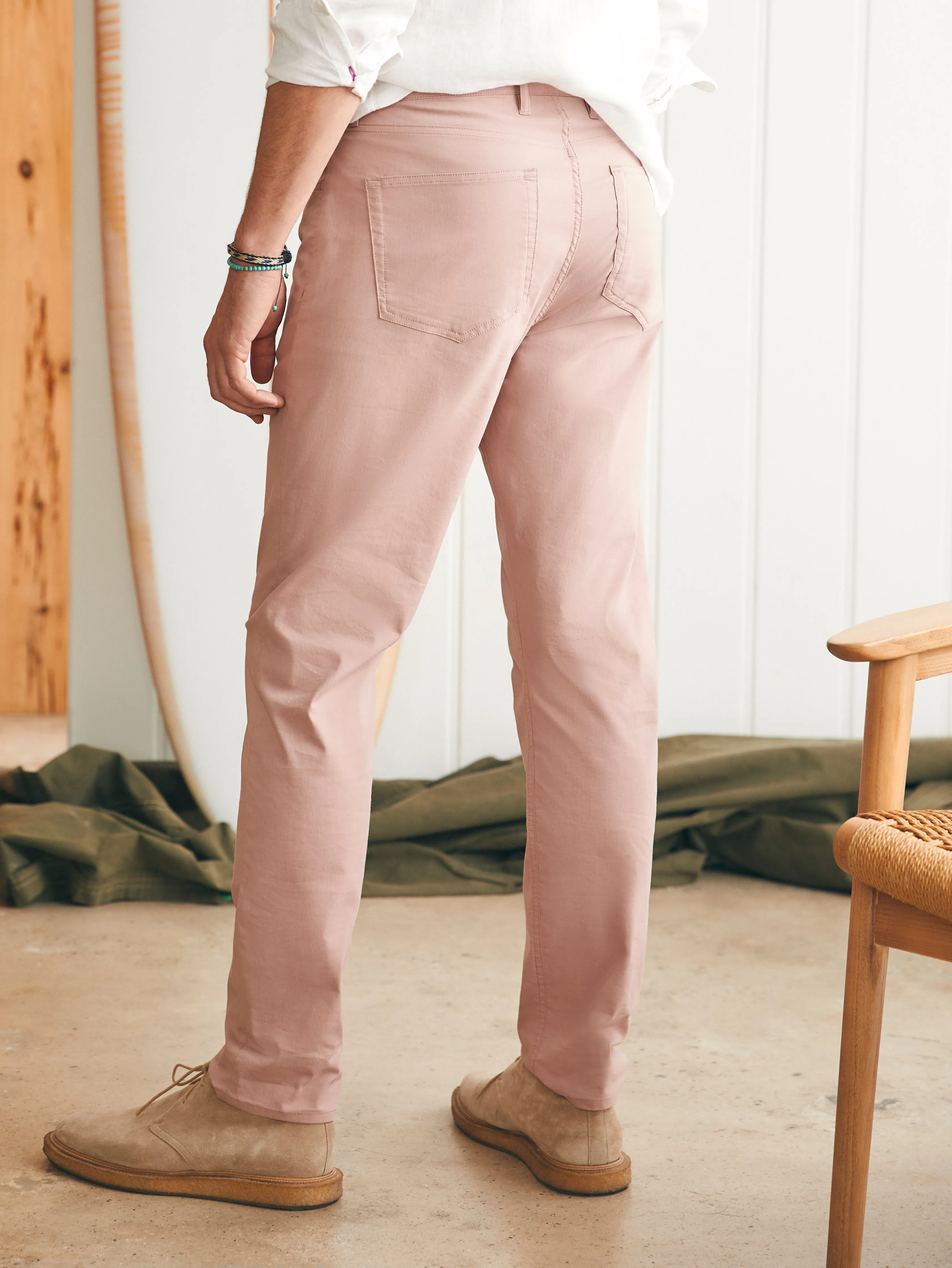 Movement™ 5-Pocket Pant (32" Inseam) - Spring Quartz sold by Faherty product image thumbnail 4