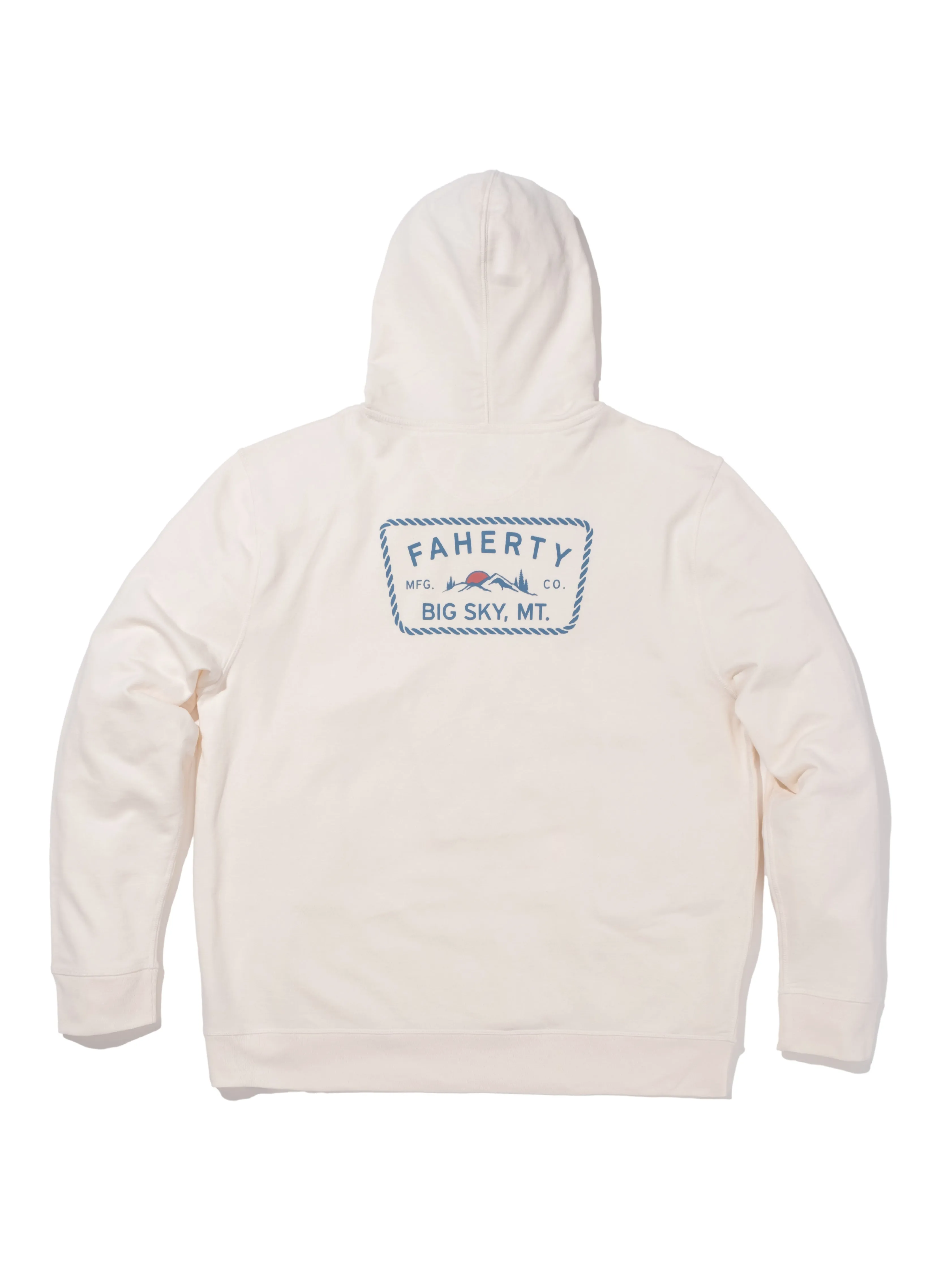 Big Sky Popover Hoodie - Solar White sold by Faherty product image thumbnail 2