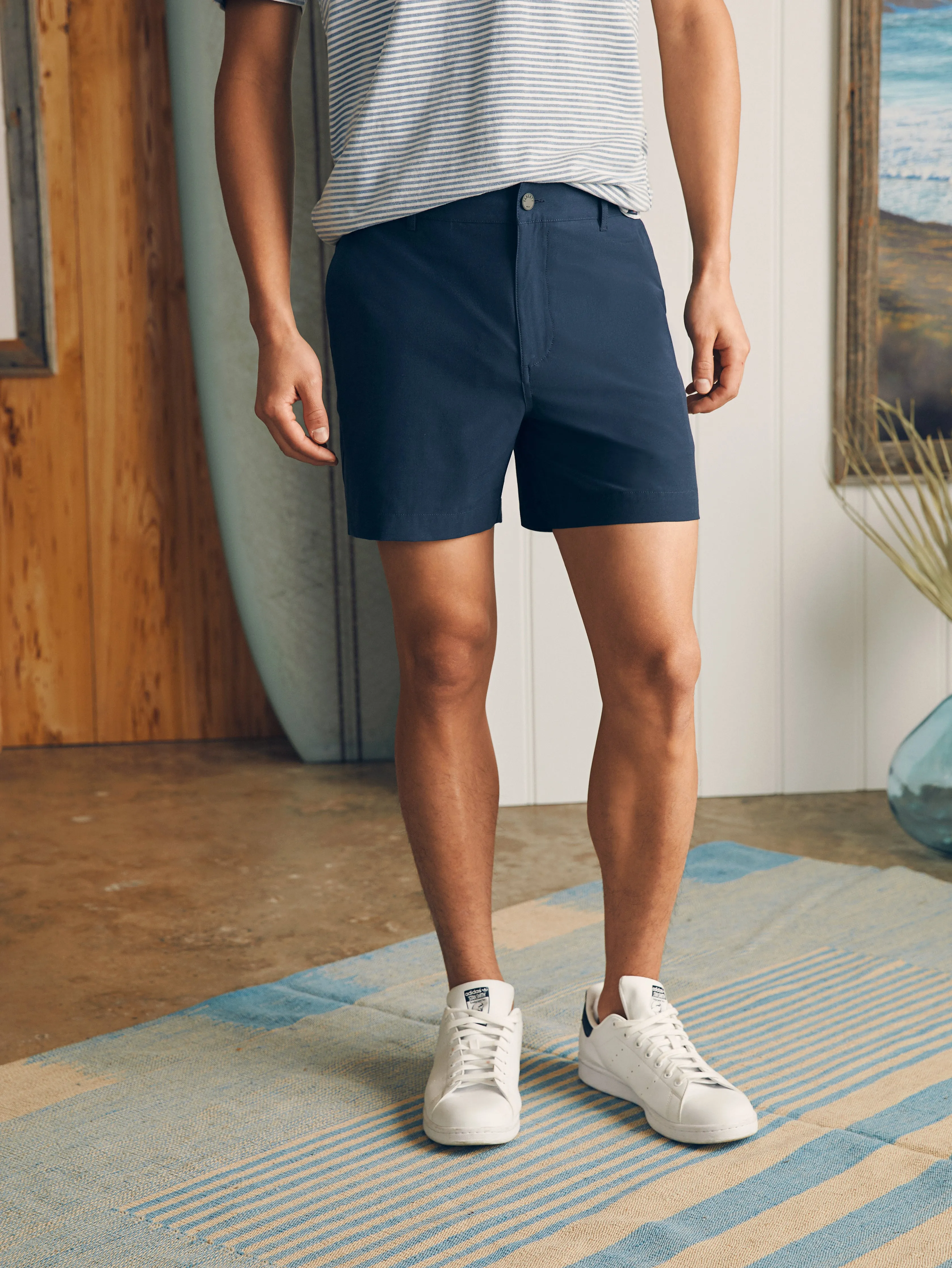 All Day™ Short 1.0 (5") - Dark Blue Nights sold by Faherty