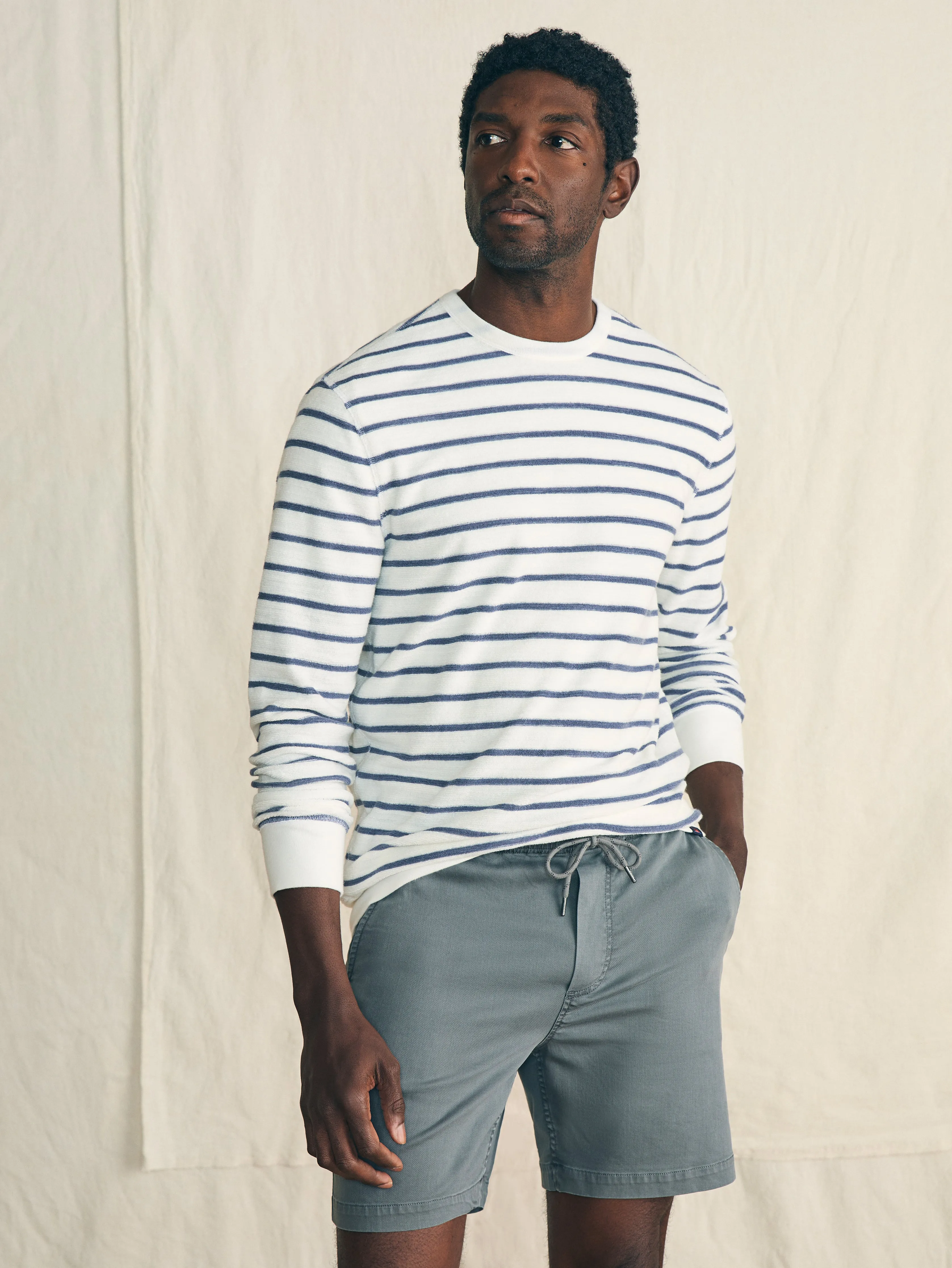 Essential Drawstring Short (6.5" Inseam) - Ember sold by Faherty product image thumbnail 2