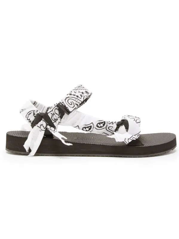 Arizona Love Trekky Bandana Sandal - White sold by Faherty