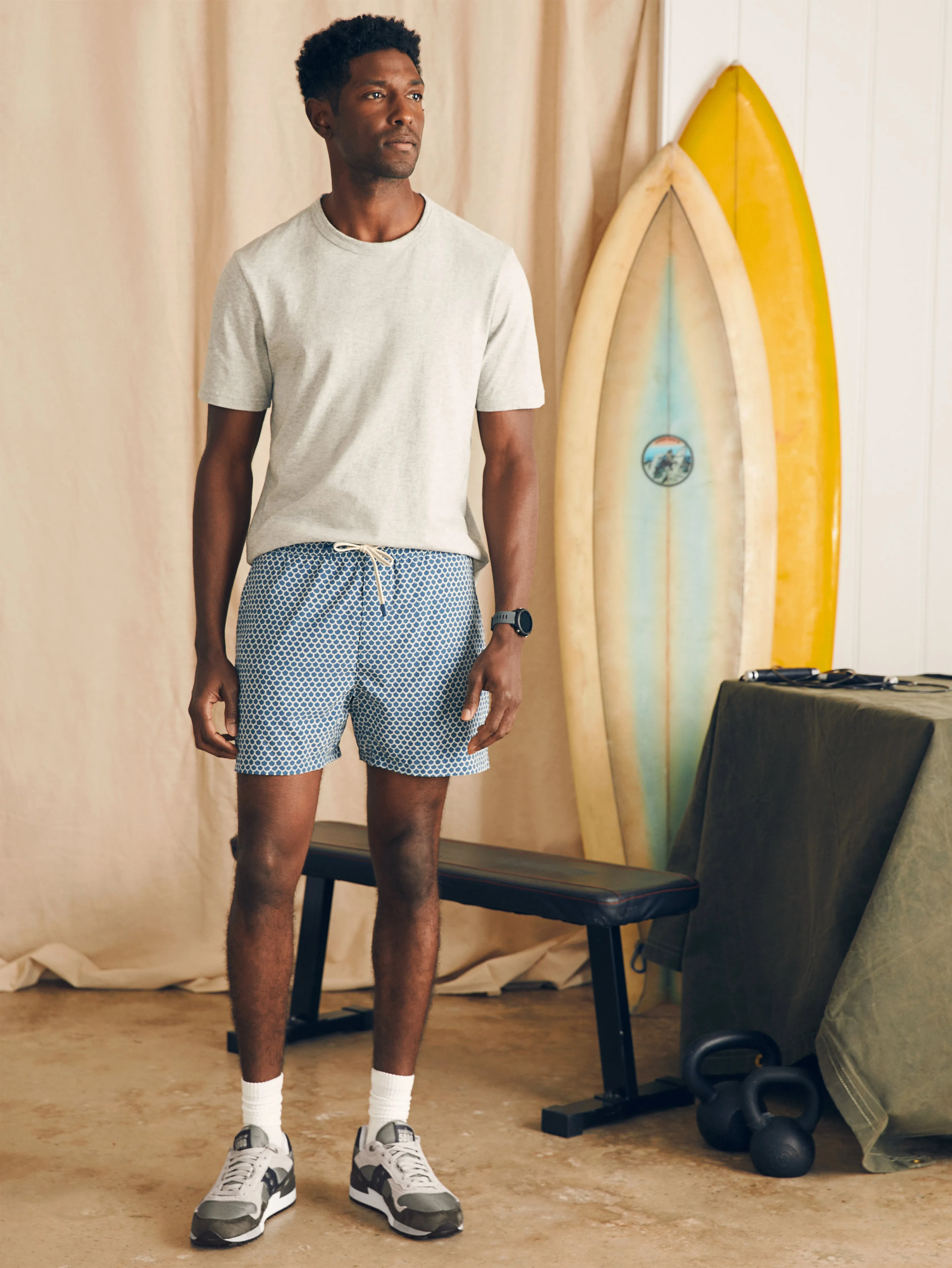 Shorelite Trunk (7" Inseam) - Fishscale sold by Faherty product image thumbnail 4