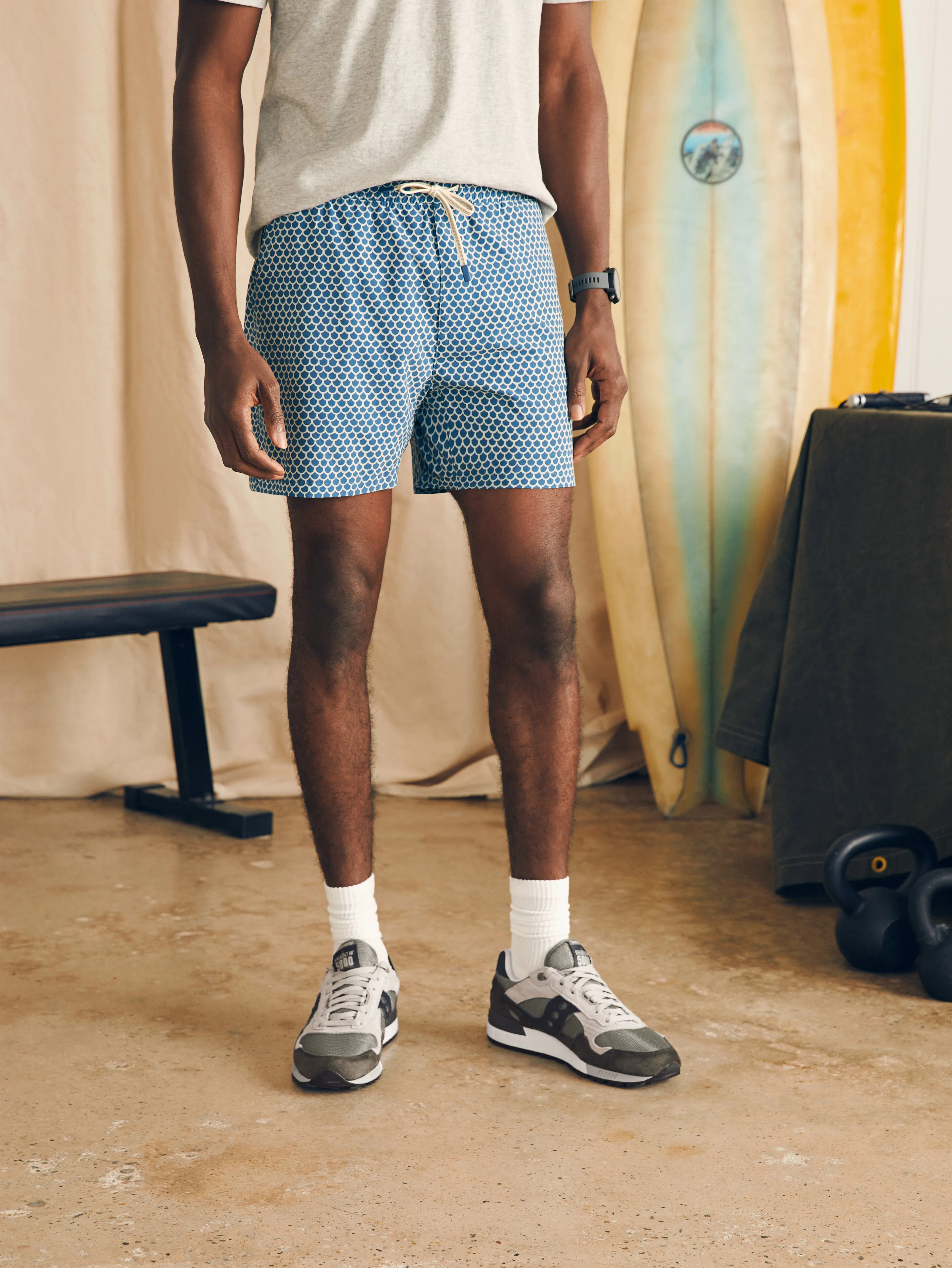 Shorelite Trunk (7" Inseam) - Fishscale sold by Faherty product image thumbnail 3