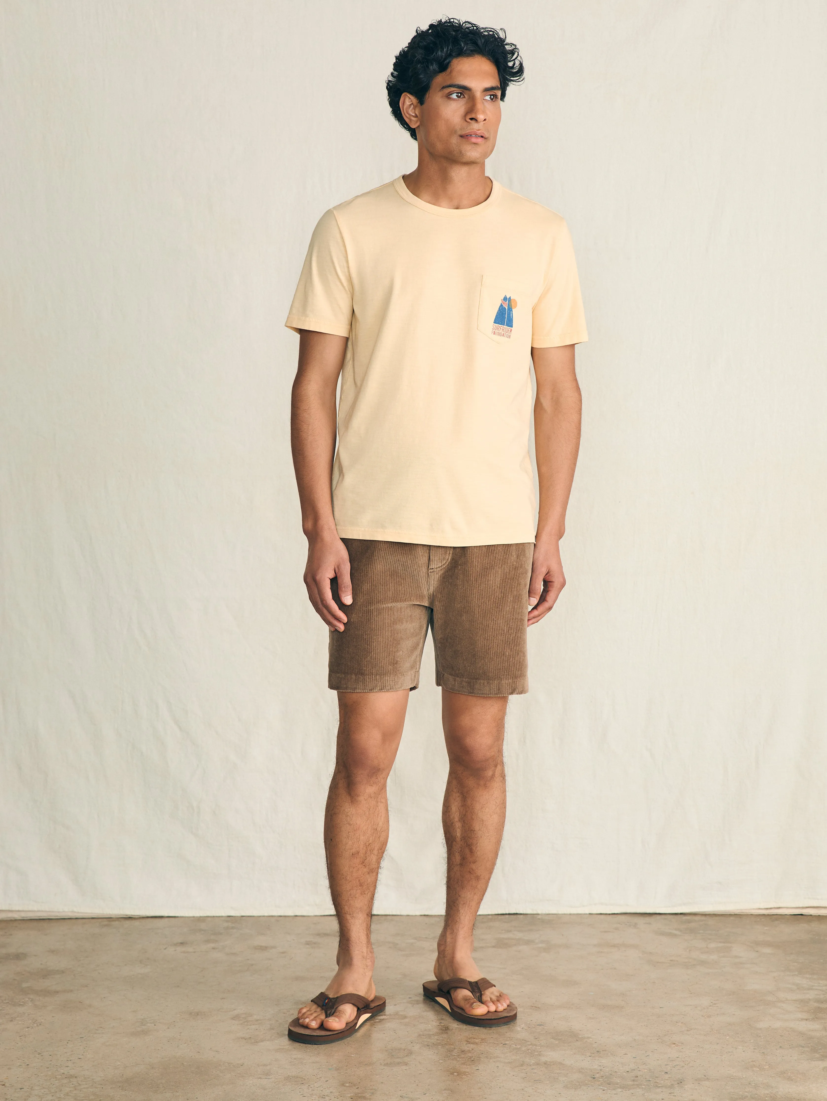Short-Sleeve Surfrider Sunwashed Pocket Tee - Sunny Days sold by Faherty product image thumbnail 4