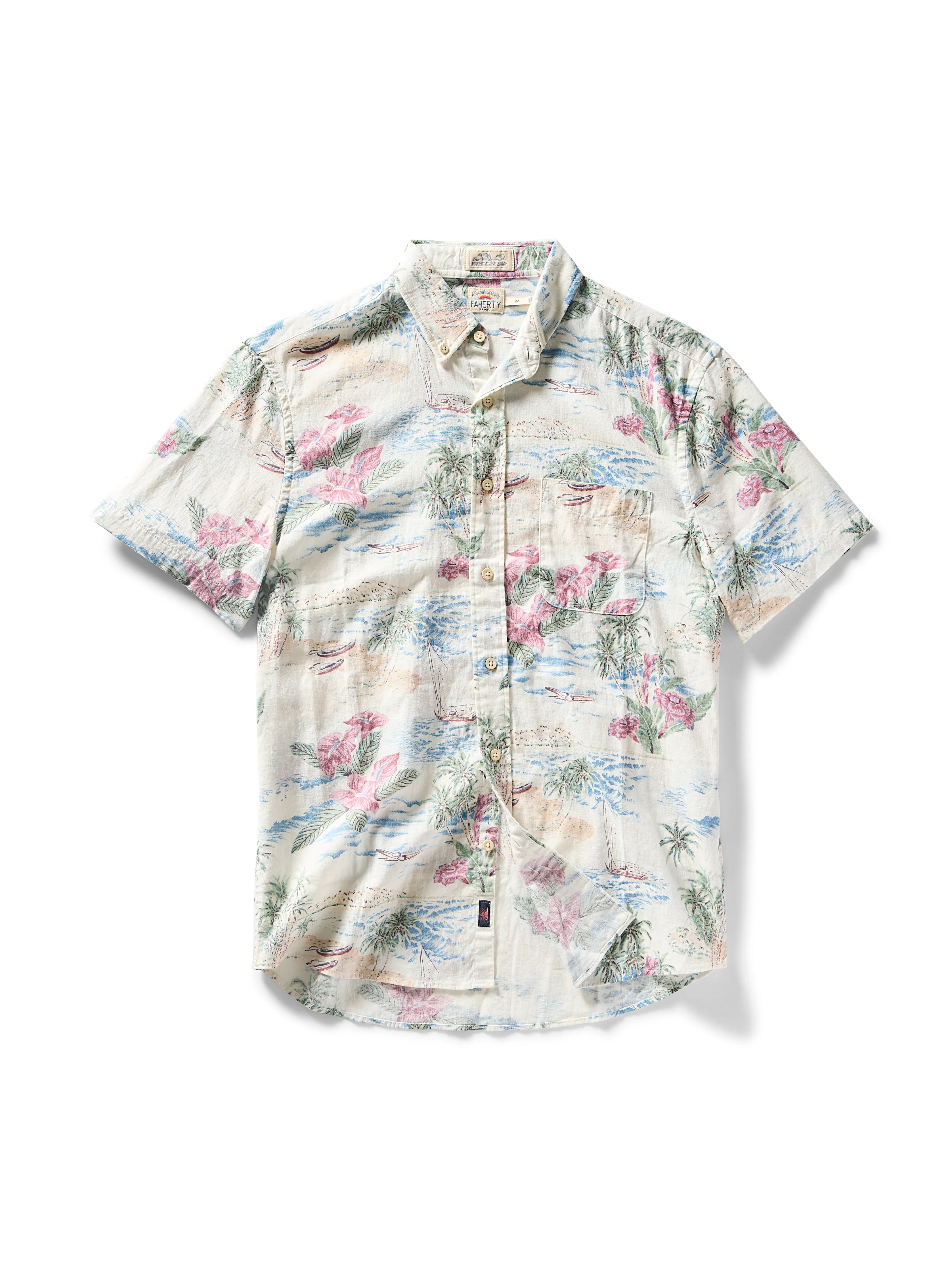 Short-Sleeve Breeze Shirt - Molokai Scenic Tropical sold by Faherty product image thumbnail 4