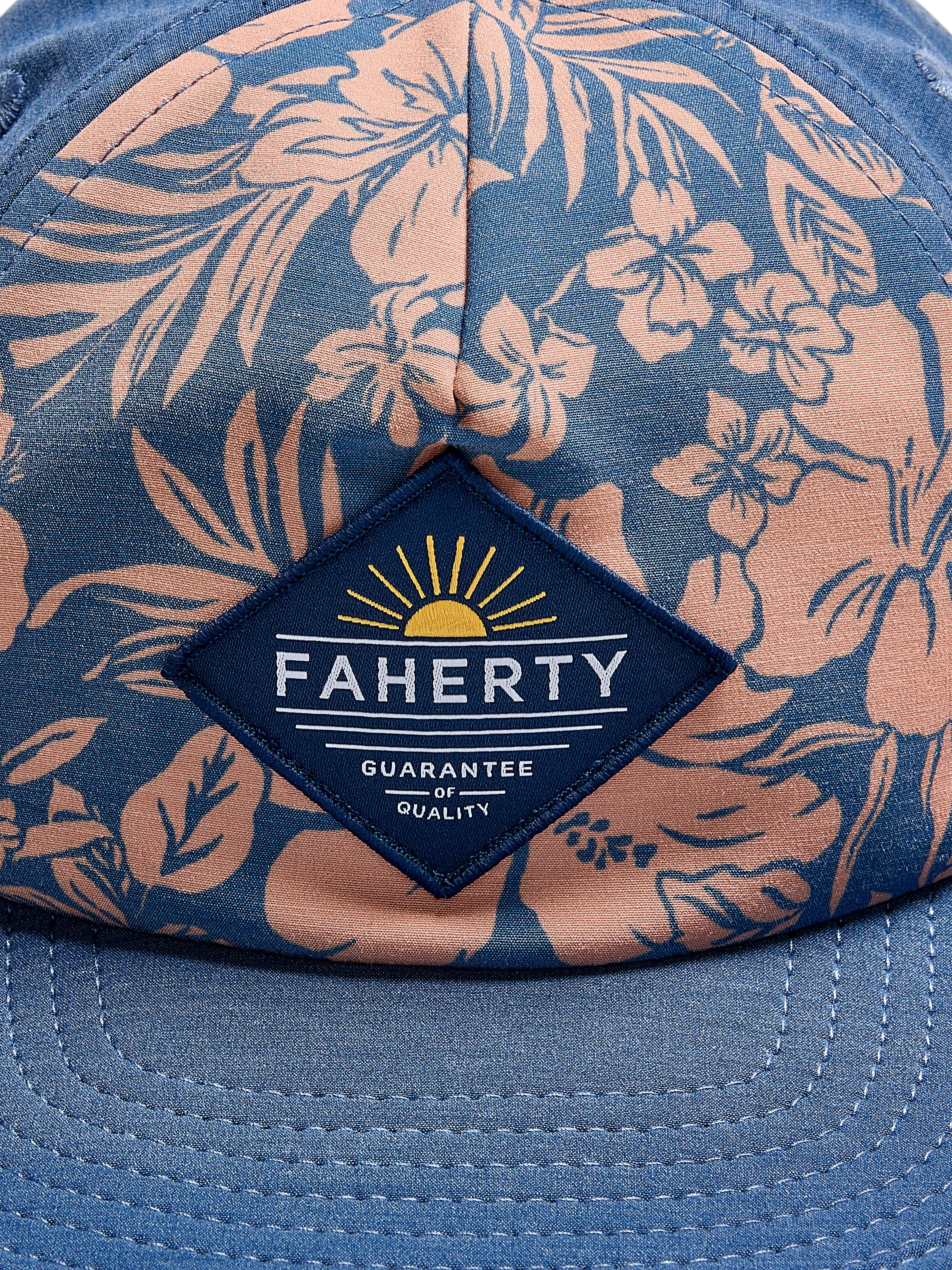 All Day Hat - Coral Floral Clay Horizon sold by Faherty product image thumbnail 2
