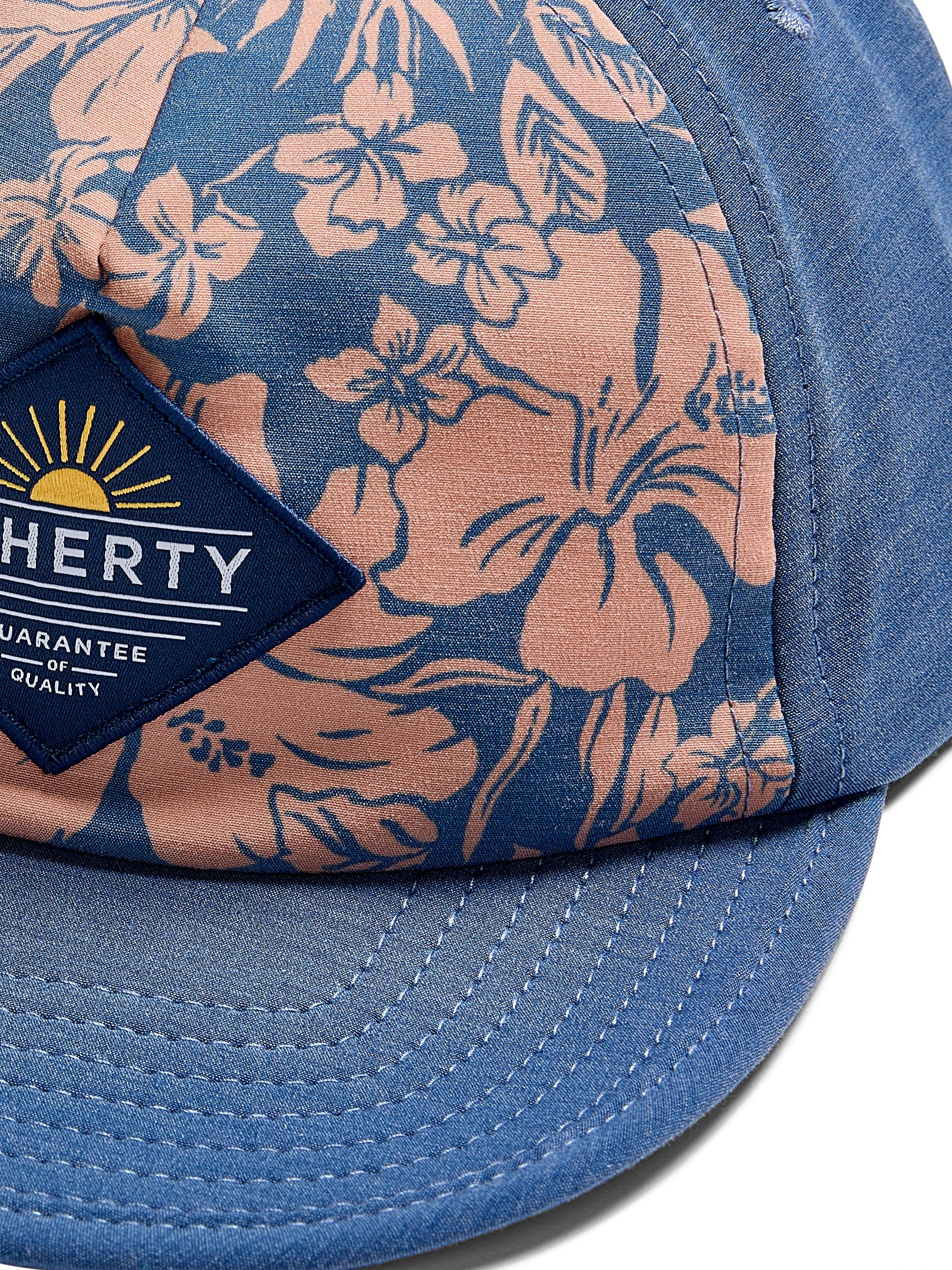 All Day Hat - Coral Floral Clay Horizon sold by Faherty product image thumbnail 4
