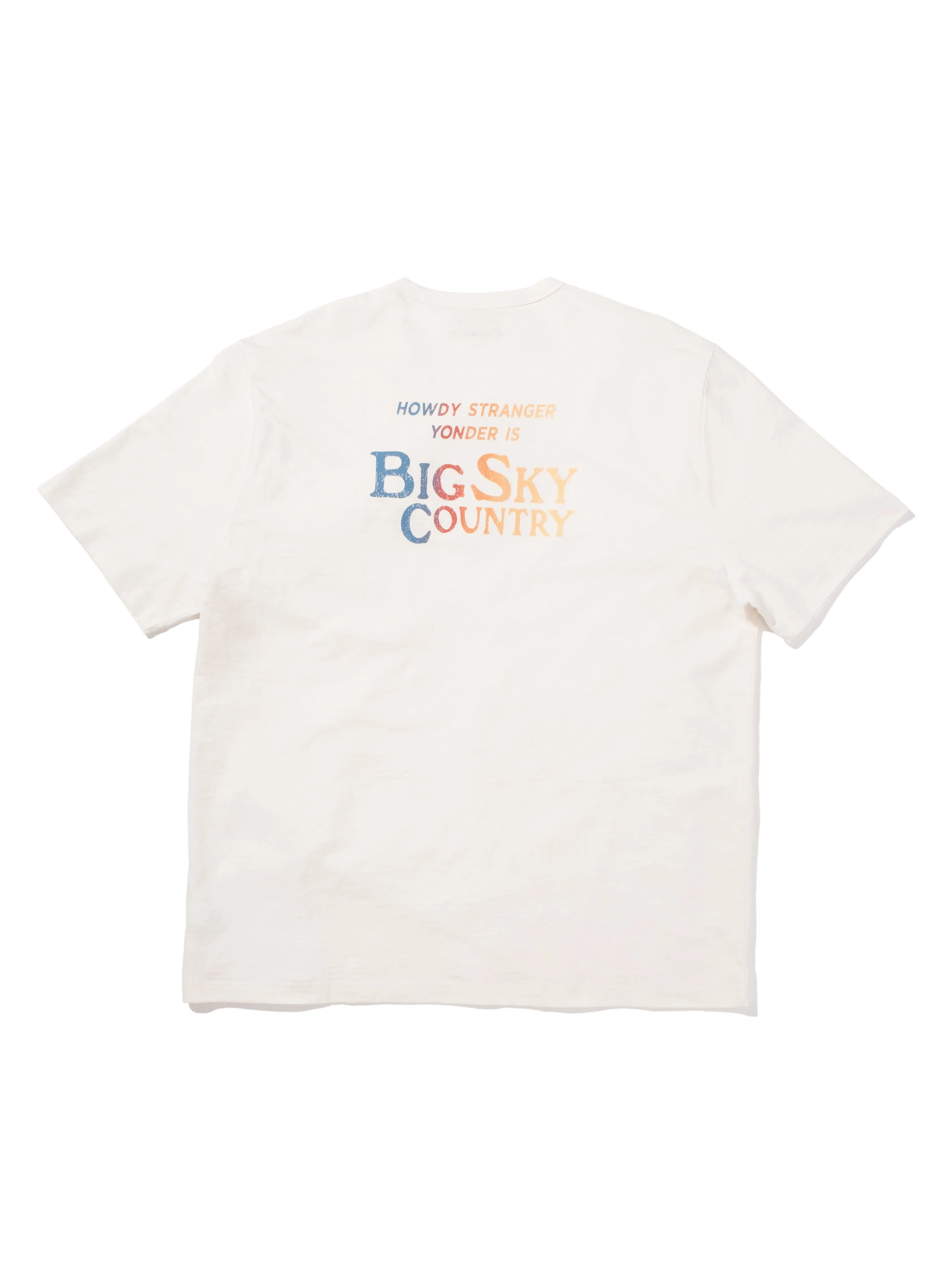Big Sky Short-Sleeve Crew T-Shirt - White sold by Faherty product image thumbnail 2