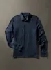 Movement™ Long-Sleeve Pique Polo - Harbor Night Heather sold by Faherty