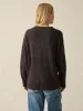 Driftwood Donegal Sweater - Blackberry sold by Faherty