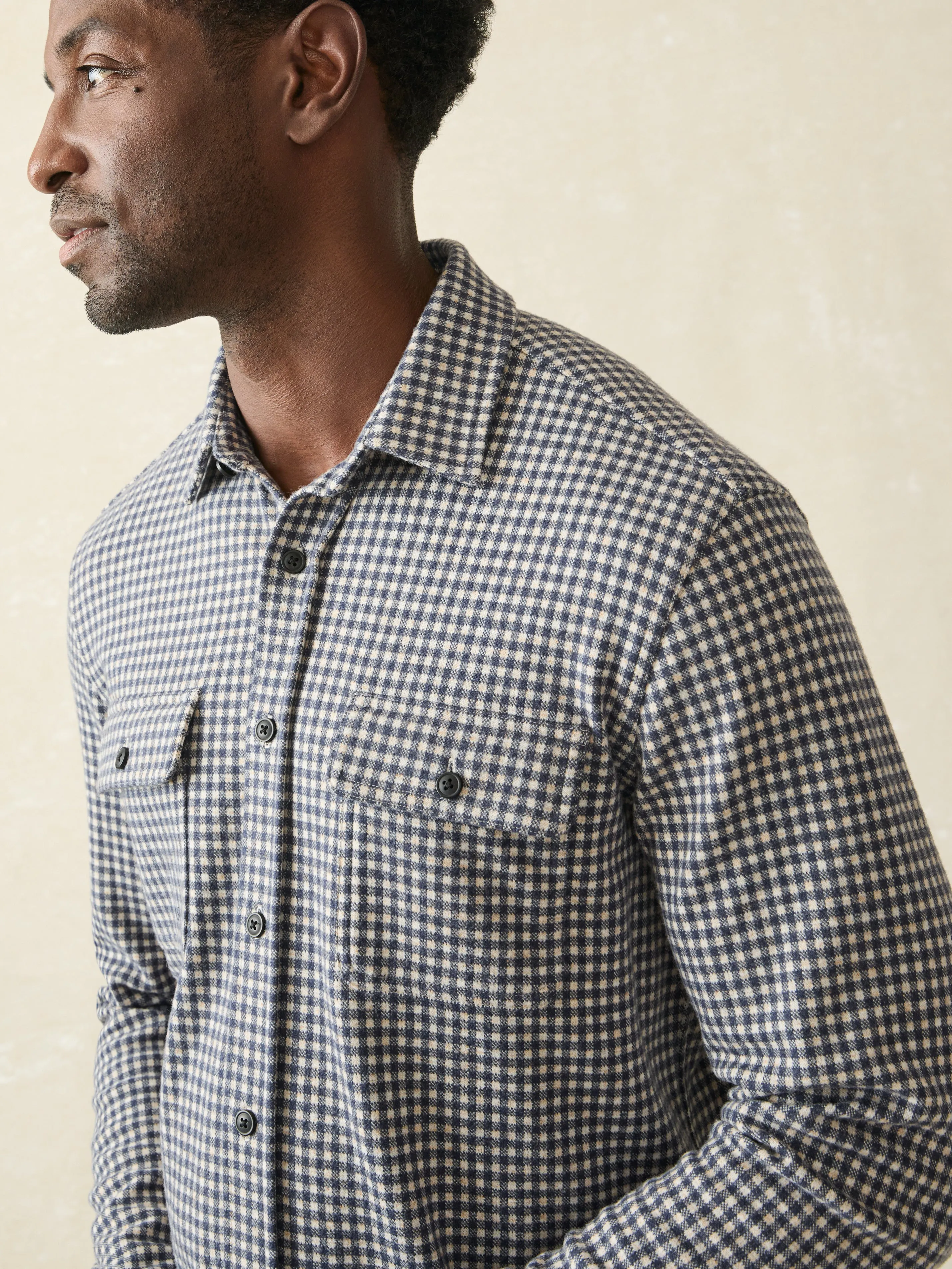Legend™ Sweater Shirt - Encinitas Gingham sold by Faherty product image thumbnail 2