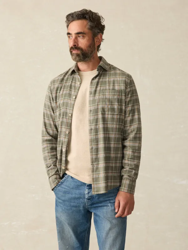 Coastline Knit Shirt - Pleasant Hill Plaid sold by Faherty
