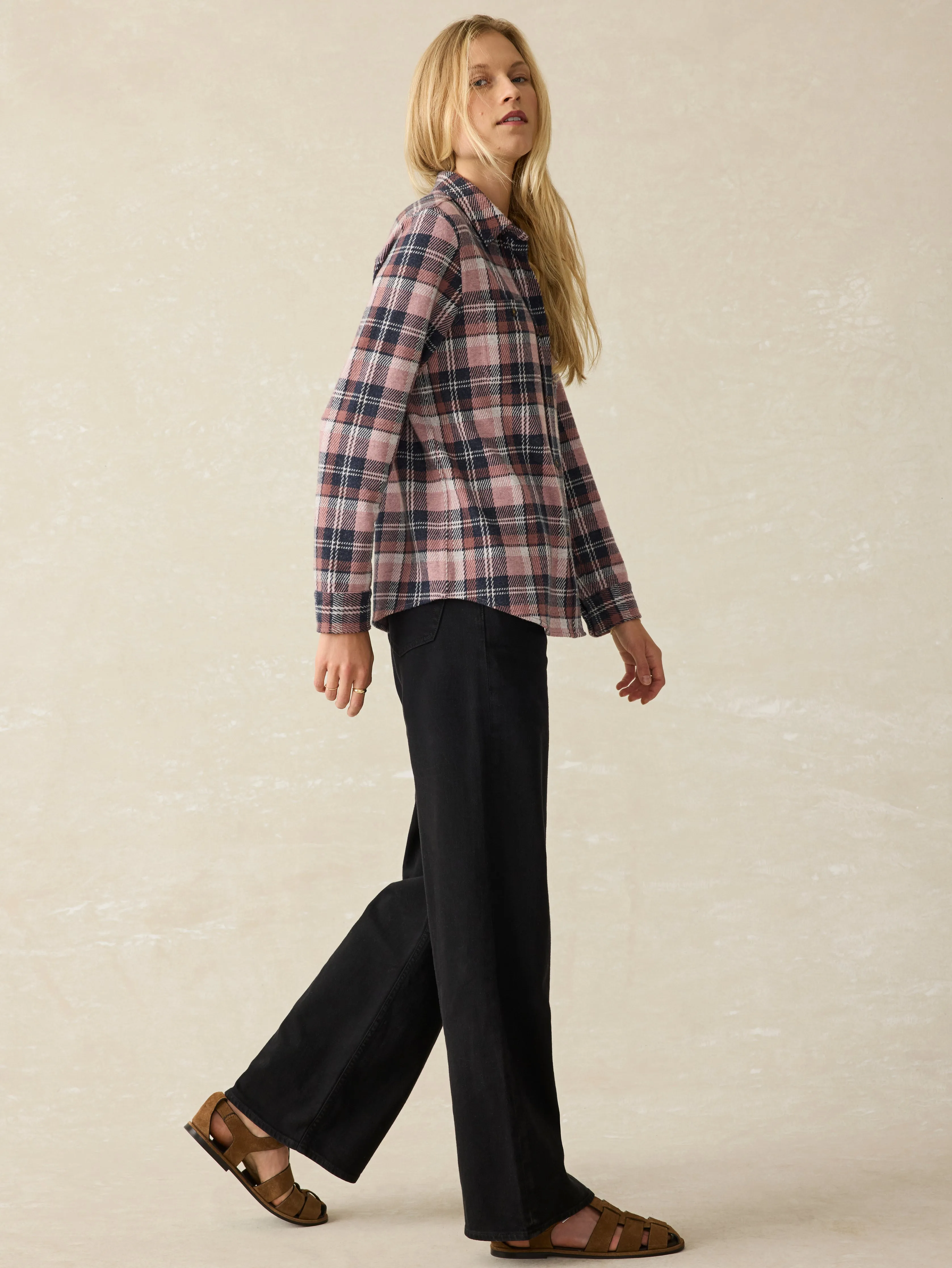 Legend™ Sweater Shirt - Mulberry Blues sold by Faherty product image thumbnail 3