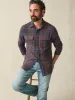 Legend™ Sweater Shirt (Tall) - Blue Mountain Plaid sold by Faherty