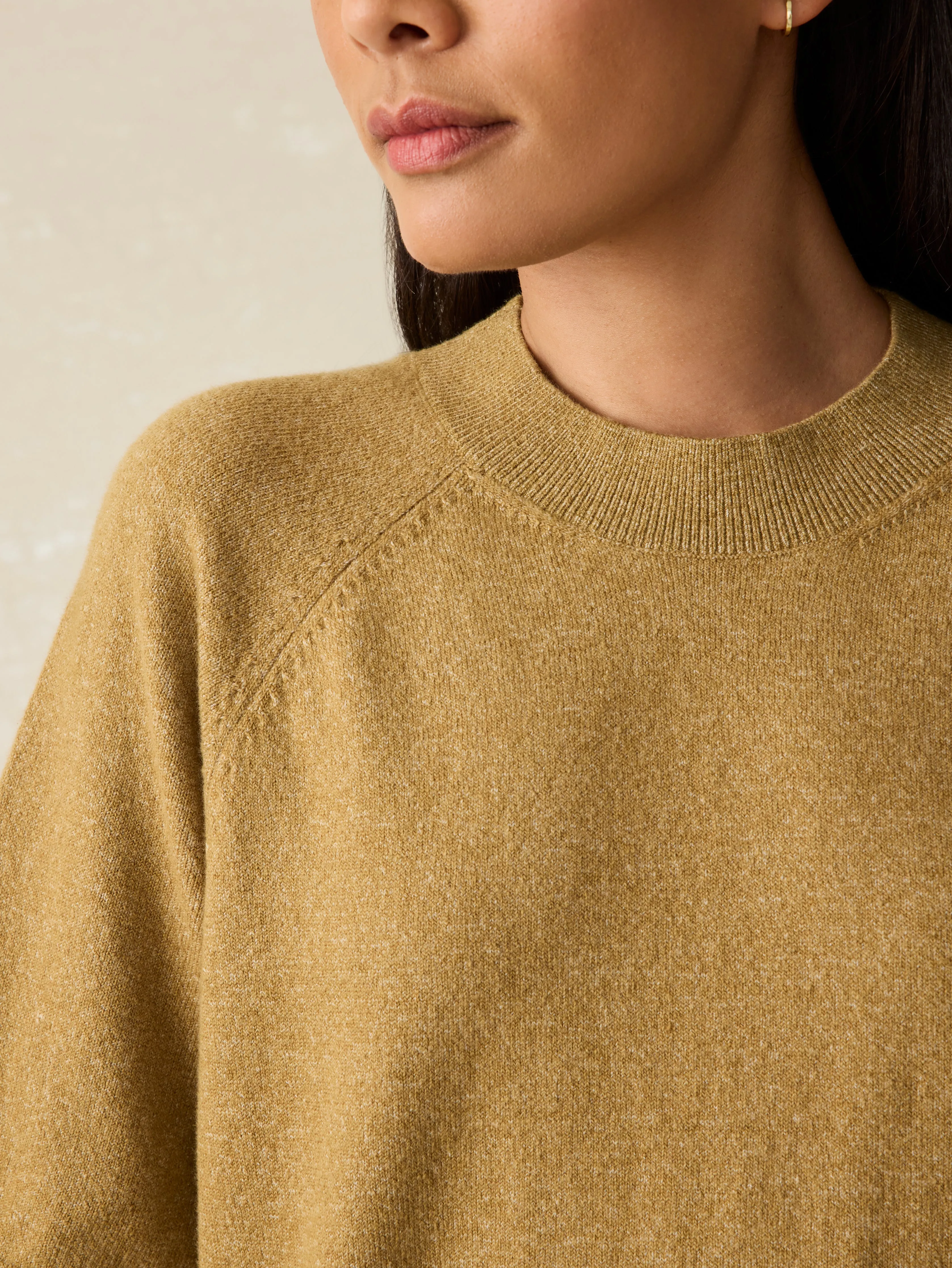 Jackson Sweater Tee - Antique Bronze Heather sold by Faherty product image thumbnail 2