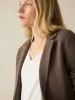 Inlet Knit Blazer - Deep Brown Heather sold by Faherty
