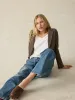 Inlet Knit Blazer - Deep Brown Heather sold by Faherty