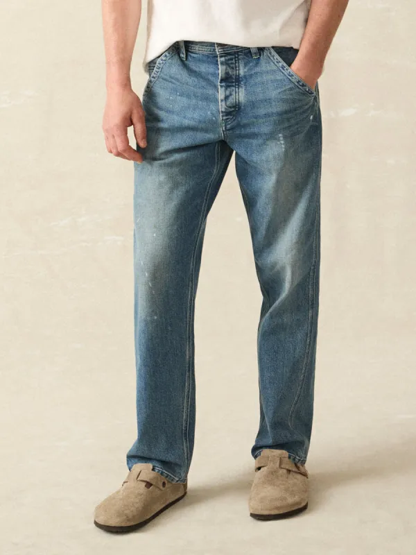 Steven Paul Judd Denim Carpenter Pant - Waters Edge Wash sold by Faherty