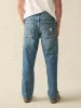 Steven Paul Judd Denim Carpenter Pant - Waters Edge Wash sold by Faherty