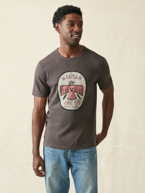 Steven Paul Judd Sunwashed Tee - Washed Black sold by Faherty