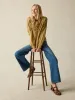 Lily Blouse - Antique Bronze sold by Faherty
