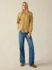 Lily Blouse - Antique Bronze sold by Faherty
