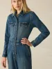 Denim Michelle Jumpsuit - Night Lagoon Wash sold by Faherty
