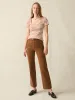 Softstretch Cord Patch Pocket Pant - Cord Brown sold by Faherty