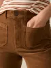 Softstretch Cord Patch Pocket Pant - Cord Brown sold by Faherty
