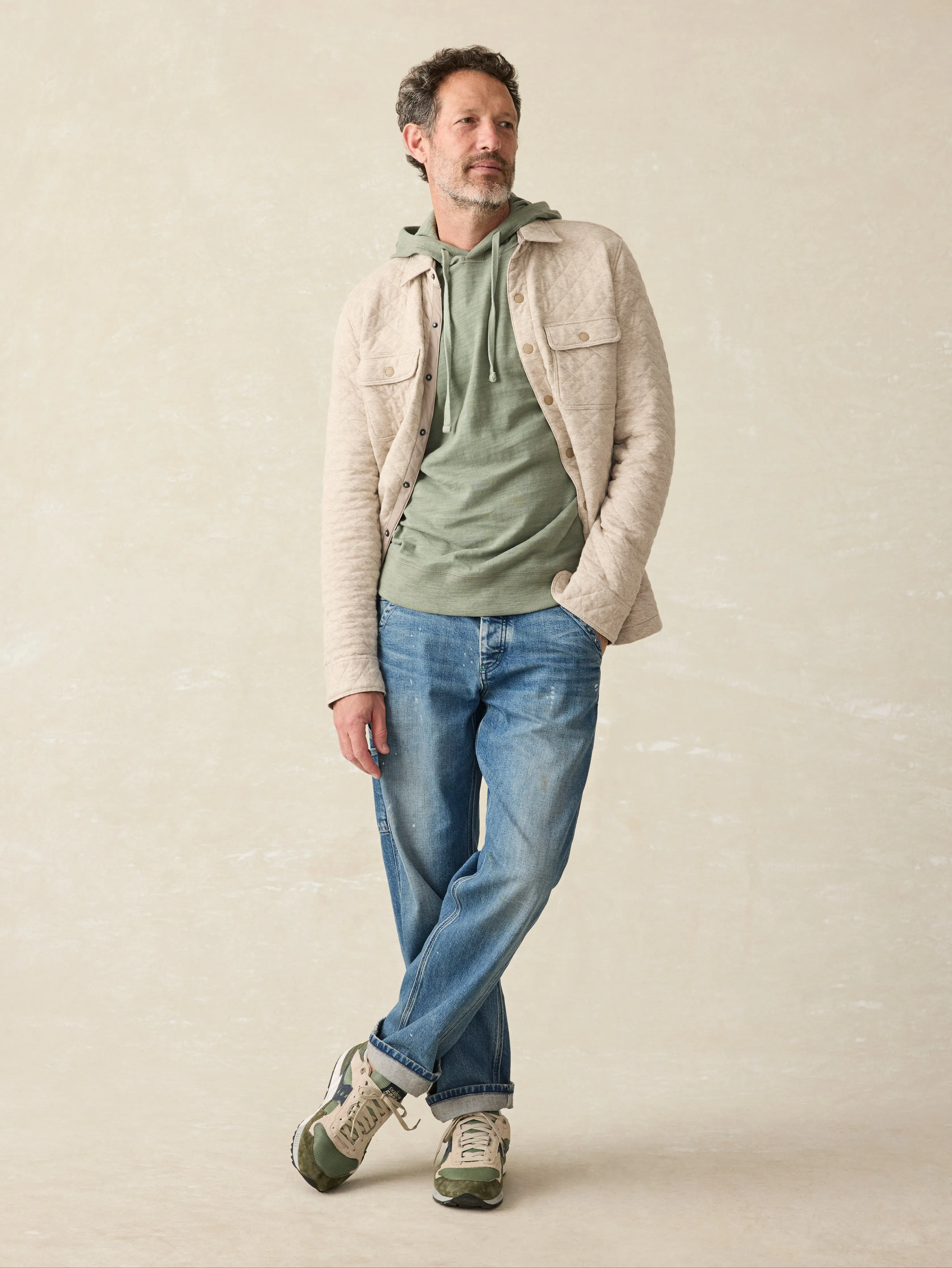 Sunwashed Slub Hoodie (Tall) - Clover Creek sold by Faherty product image thumbnail 3