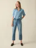 90s Crop Jean - Bluestone Wash sold by Faherty