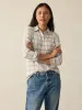 Legend™ Classic Sweater Shirt - Open Tundra Windowpane sold by Faherty