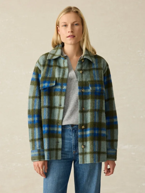 Cotswold Shirt Jacket - Oakland Plaid sold by Faherty