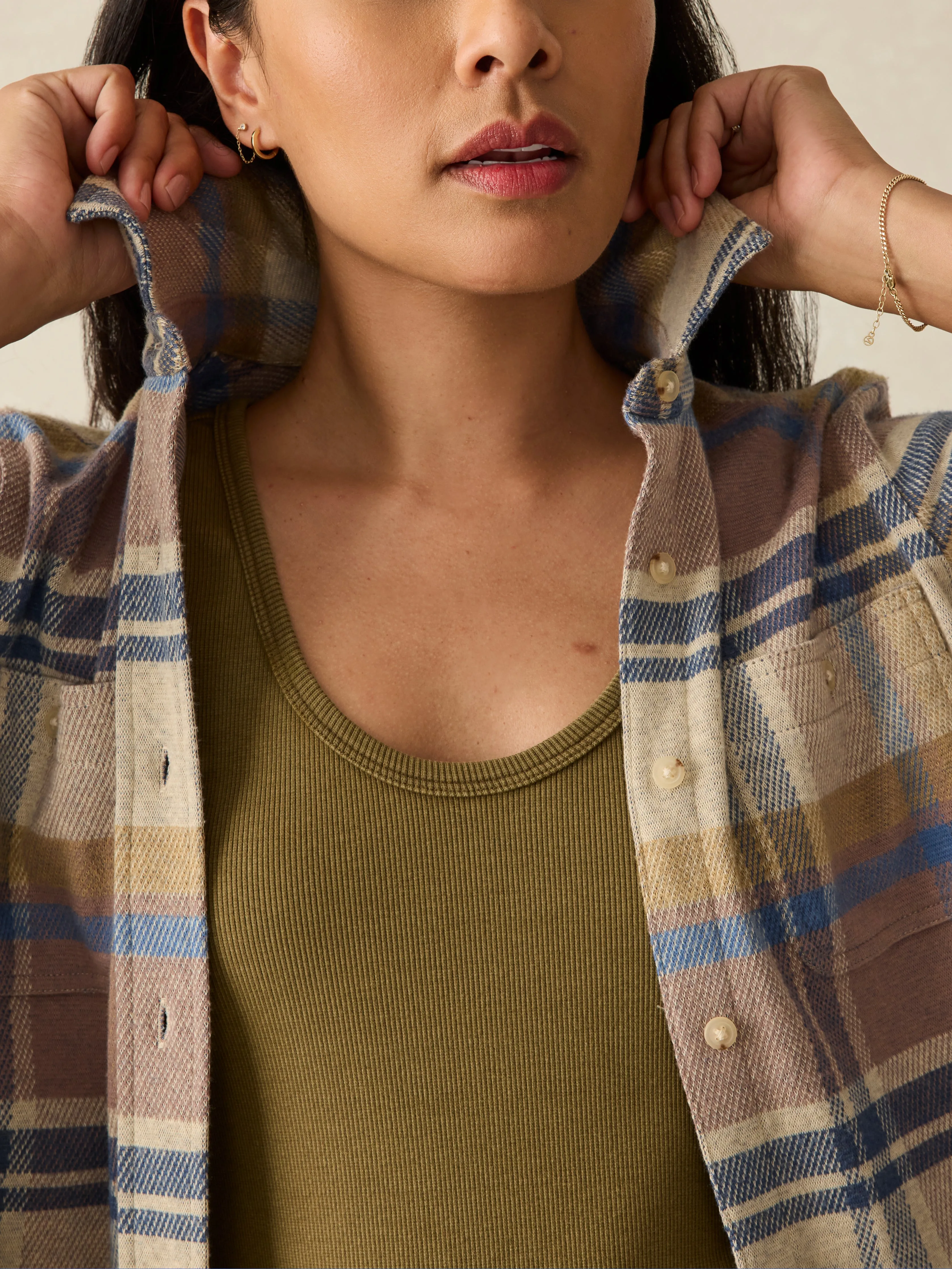 Legend™ Sweater Shirt - Rockland Plaid sold by Faherty product image thumbnail 2