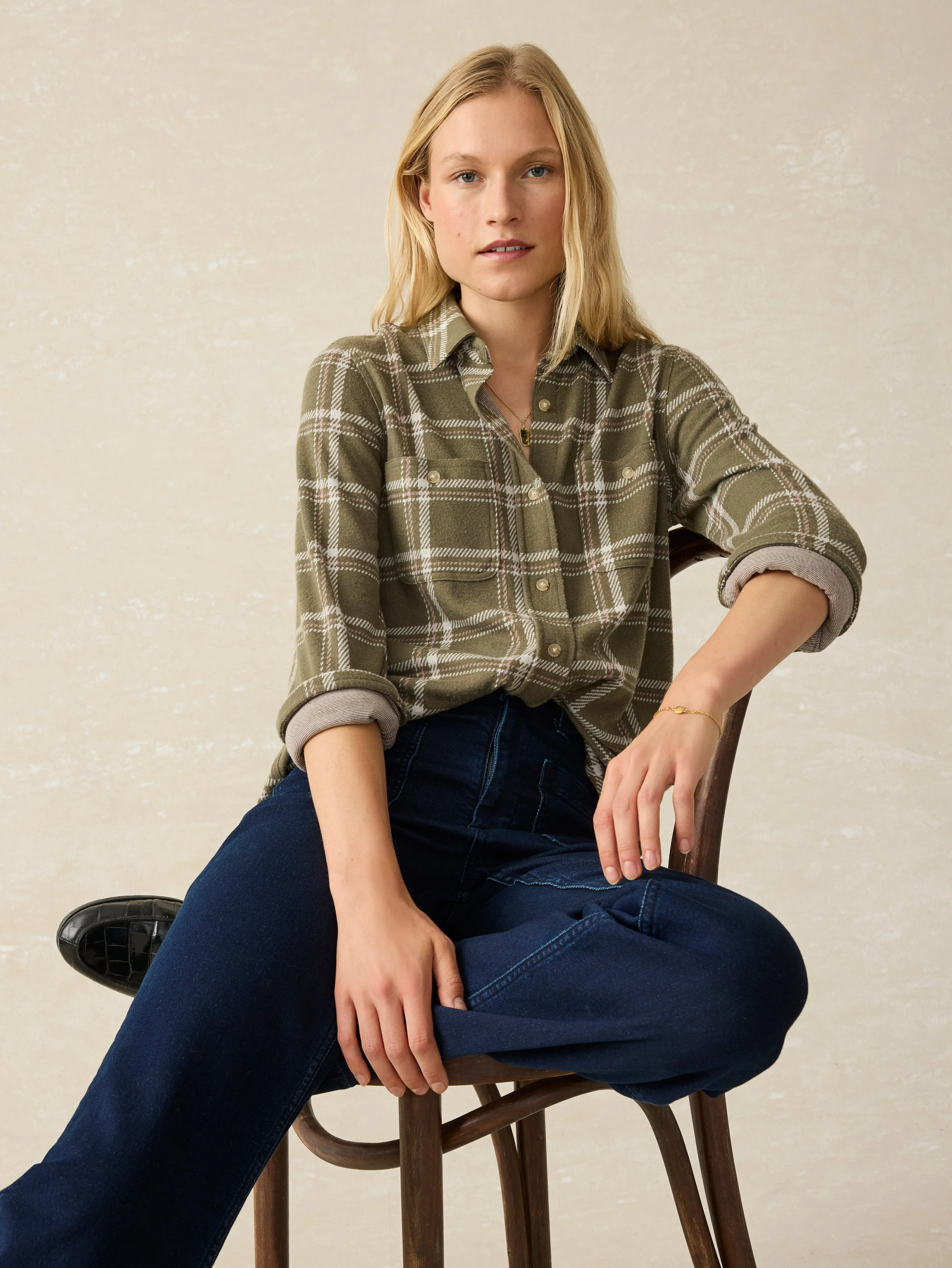 Legend™ Sweater Shirt - Willow Bend sold by Faherty product image thumbnail 3