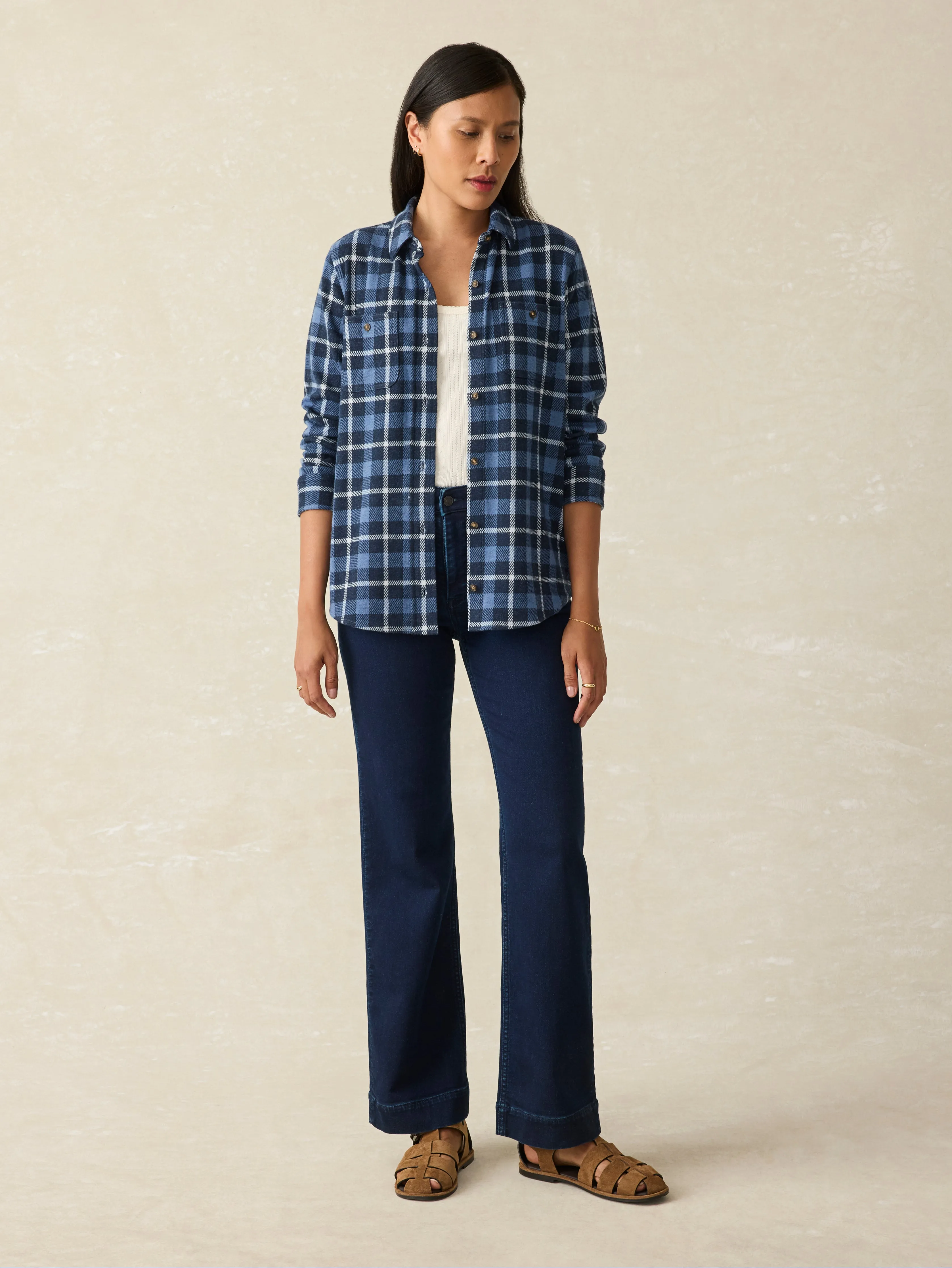 Legend™ Sweater Shirt - Blue Winds sold by Faherty product image thumbnail 3