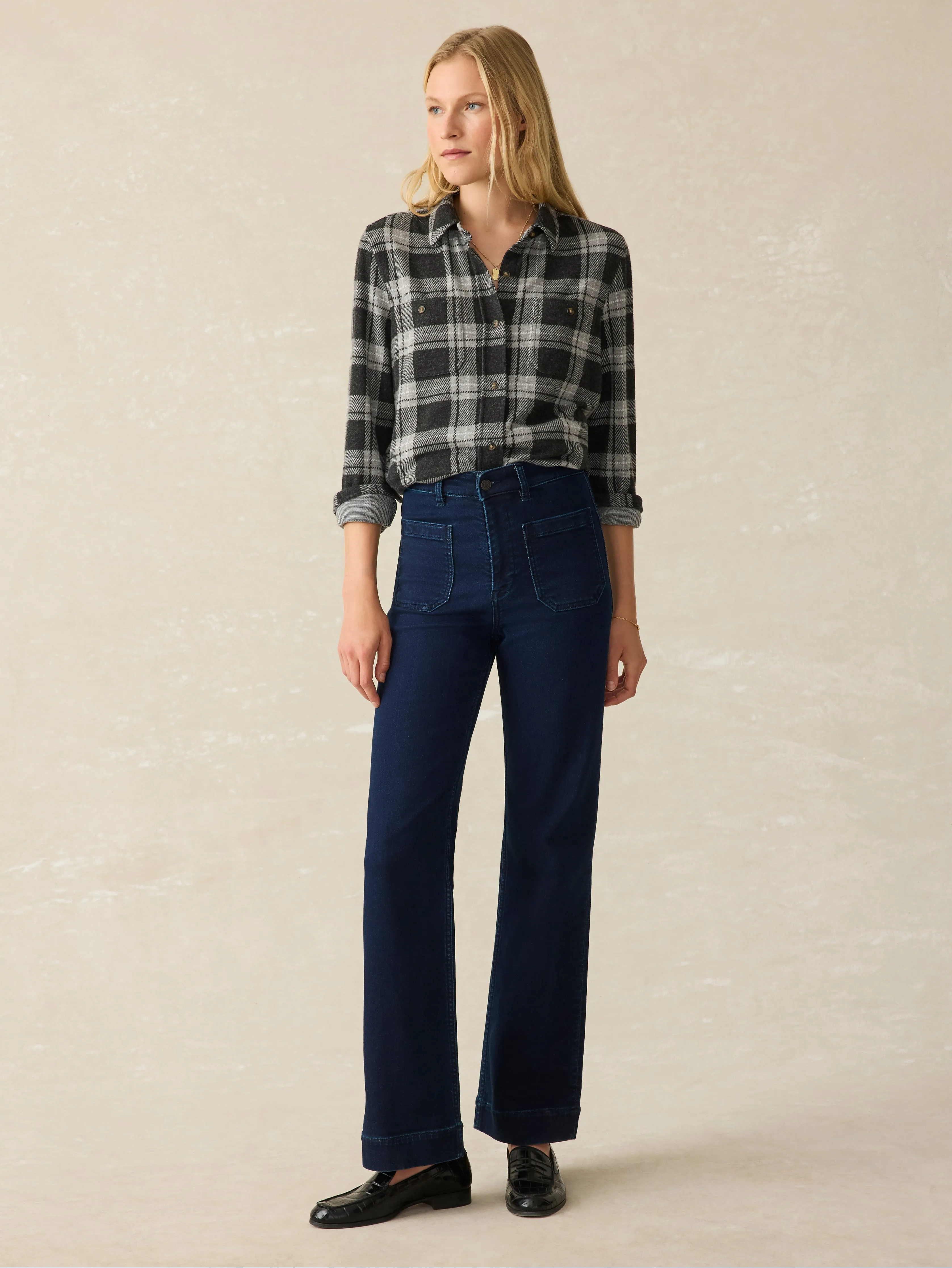 Legend™ Sweater Shirt - Ashby Plaid sold by Faherty product image thumbnail 3