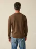 Jackson Crew Sweater - Trail Brown Heather sold by Faherty
