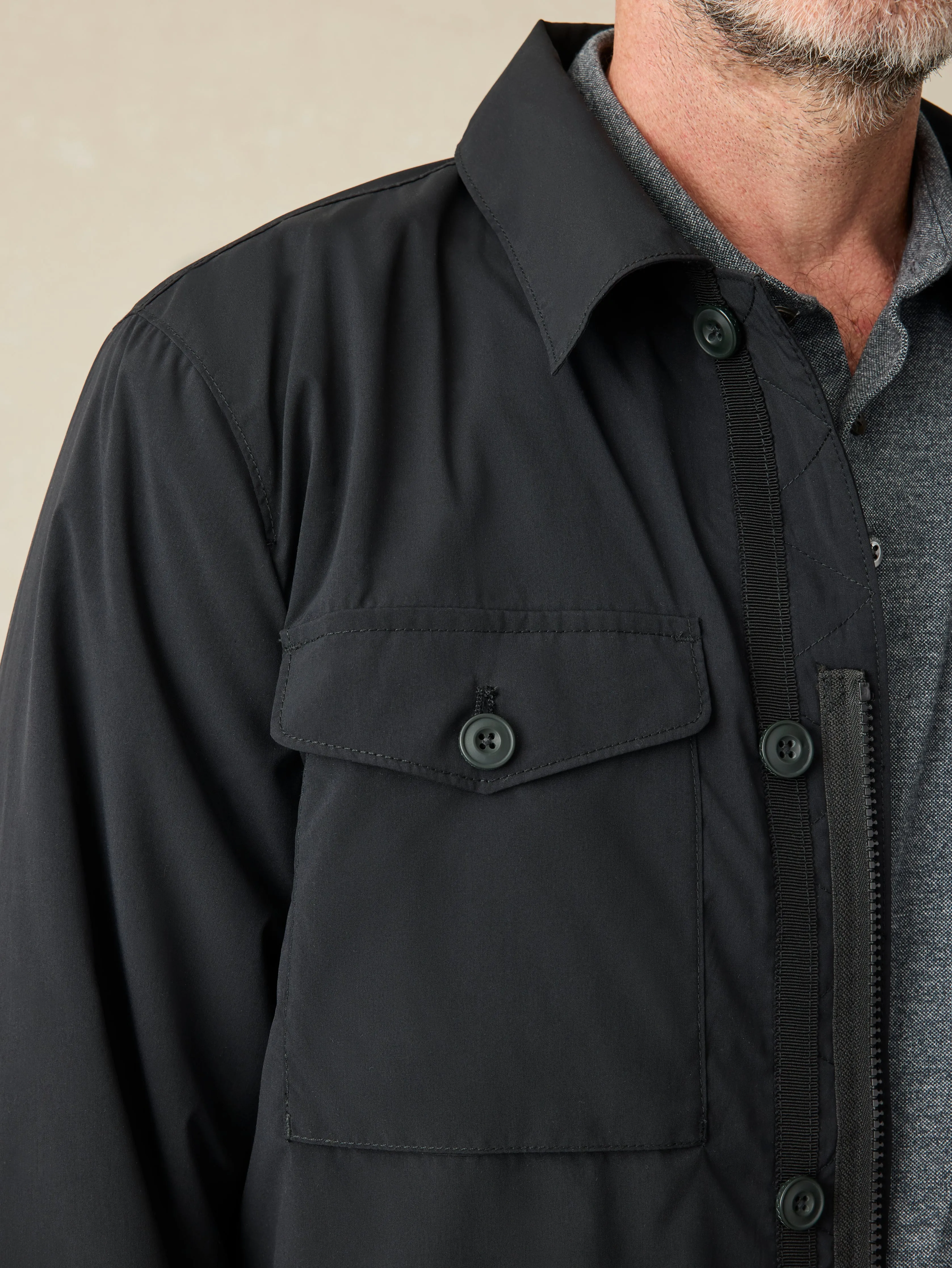 Movement™ Field Jacket - Winter Black sold by Faherty product image thumbnail 3