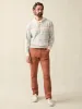 Stretch Terry 5-Pocket Pant - Russet sold by Faherty