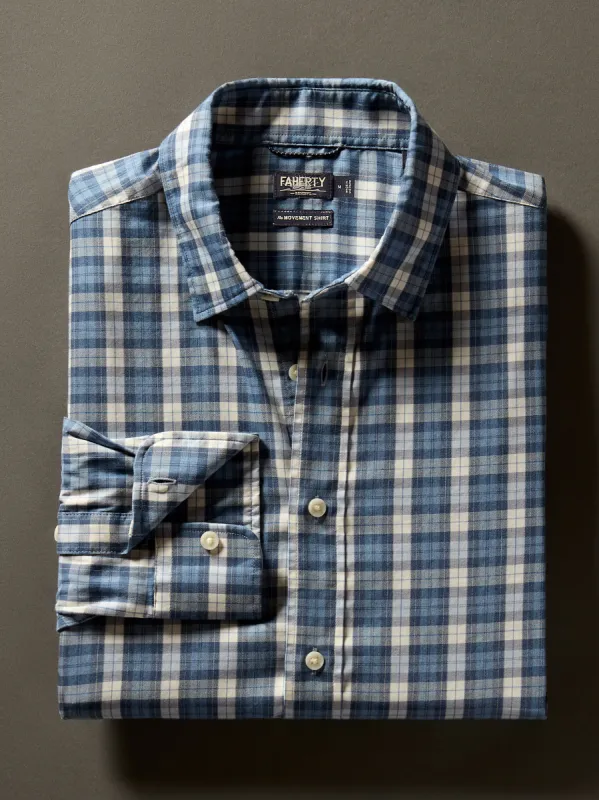 Movement™ Shirt Classic Fit - Seaside Blue Plaid sold by Faherty