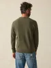 Jackson Crew Sweater (Tall) - Olive Heather sold by Faherty