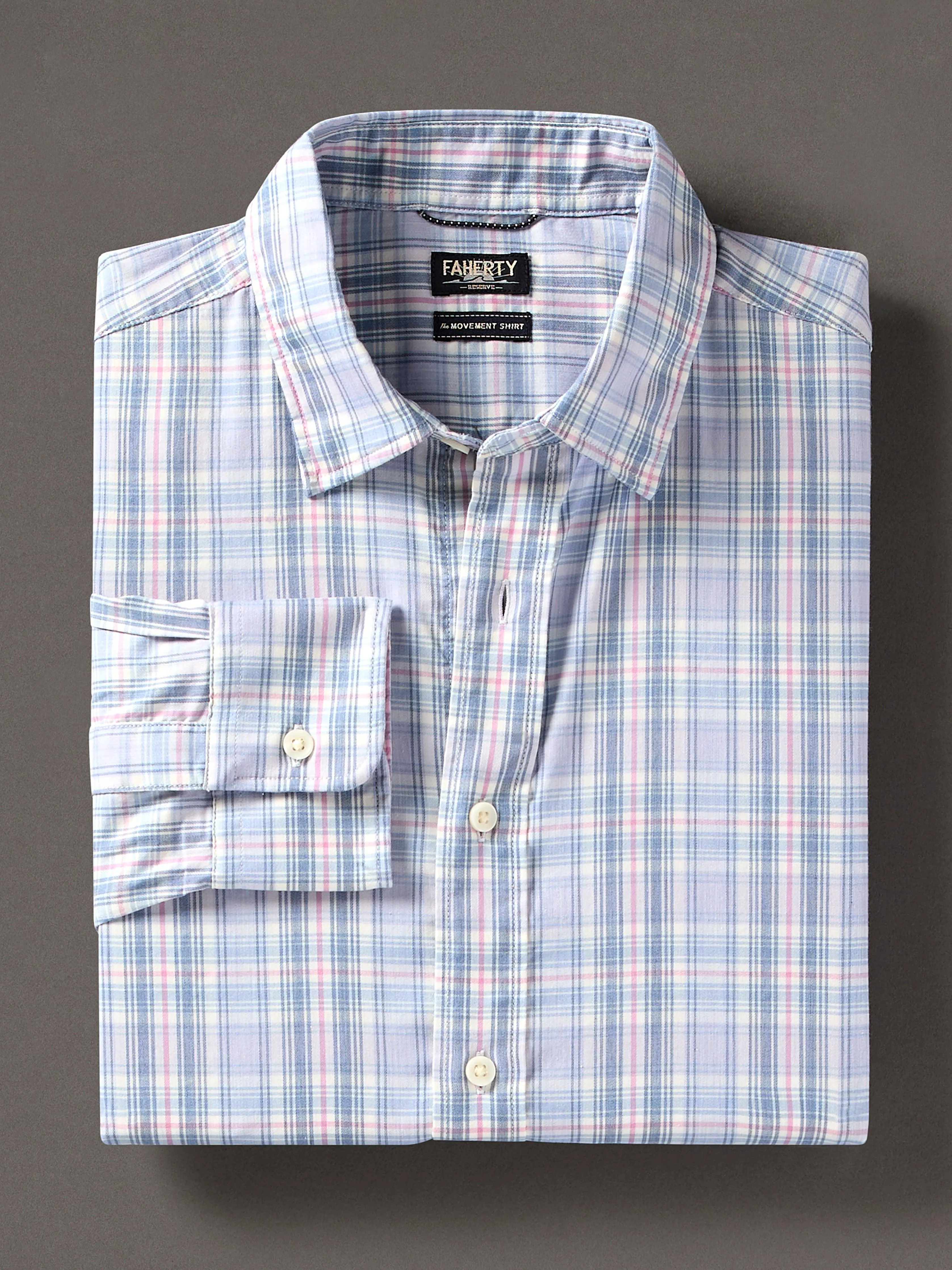 Movement™ Shirt - Coastal Escape Plaid sold by Faherty