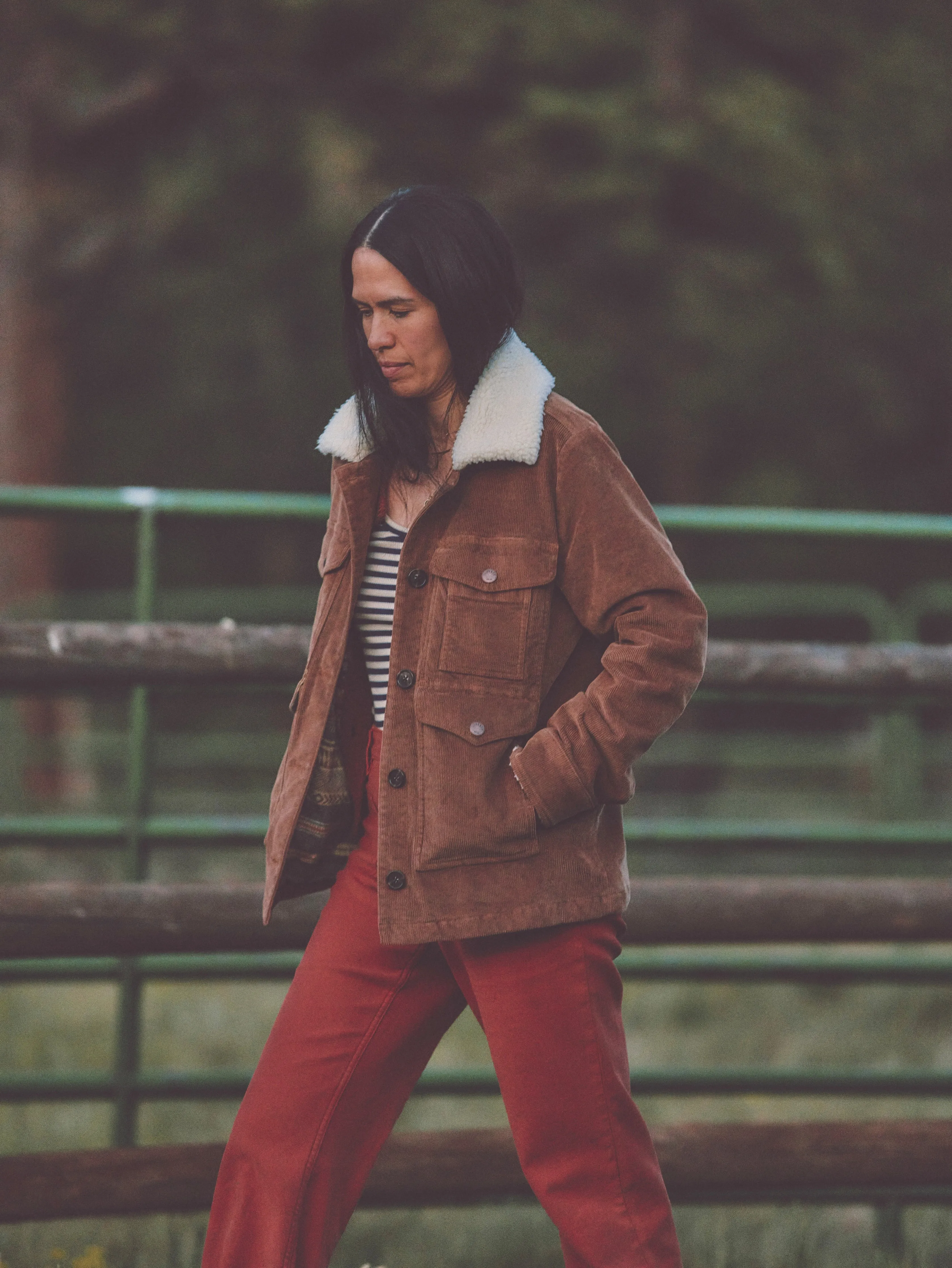 Doug Good Feather Corduroy Jacket - Cord Brown sold by Faherty